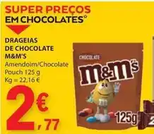 E.Leclerc M&m's - drageias de chocolate promoção