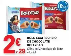 E.Leclerc Bollycao - bolo com recheio de chocolate promoção