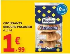 E.Leclerc Pasquier - croissant brioche promoção
