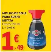 E.Leclerc Miyata - molho de soja para sushi promoção