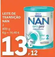 E.Leclerc Nan - leite de transição nan promoção