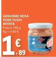 E.Leclerc Miyata - gengibre rosa para sushi promoção