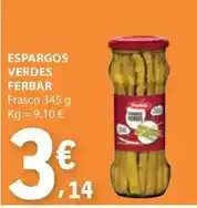 E.Leclerc Ferbar - espargos verdes promoção