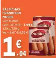 E.Leclerc Nobre - salsichas frankfurt promoção