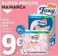 E.Leclerc Foxy - papel higienico seda promoção