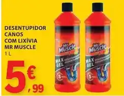 E.Leclerc Mr. musculo - desentupidor canos com lixivia promoção