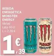 E.Leclerc Monster - bebida energética promoção