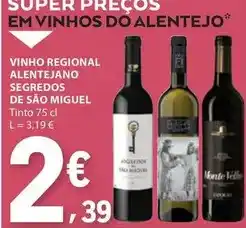 E.Leclerc Alentejo - vinho regional alentejano segredos de sao miguel promoção