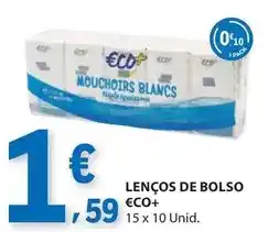 E.Leclerc Eco+ - lenços de bolso promoção
