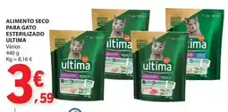 E.Leclerc Ultima - alimento seco para gato esterilizado promoção