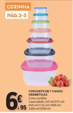 E.Leclerc Conjunto de 7 caixas promoção