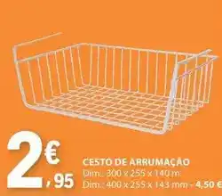 E.Leclerc Dim - cesto de arrumacao promoção