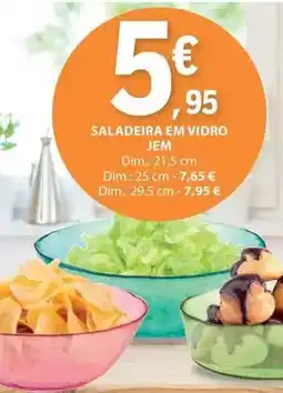 E.Leclerc Dim - saladeira em vidrio promoção