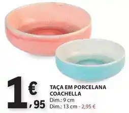 E.Leclerc Dim - taça em porcelana coachella promoção