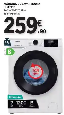 E.Leclerc Hisense - maquina de lavar roupa promoção