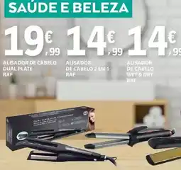 E.Leclerc Alisador de cabelo dual plate raf promoção