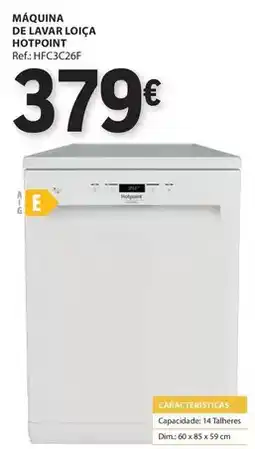 E.Leclerc Hotpoint - maquina de lavar loica promoção