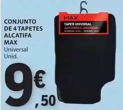 E.Leclerc Max - conjunto de 4 tapetes alcatifa promoção