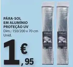 E.Leclerc Dim - pára-sol em aluminio proteca uv promoção