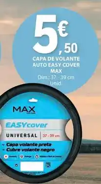 E.Leclerc Max - capa de volante auto easy cover promoção