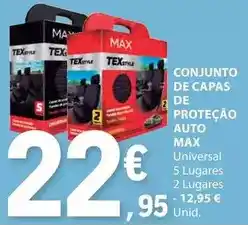 E.Leclerc Max - conjunto de capas de proteção auto promoção