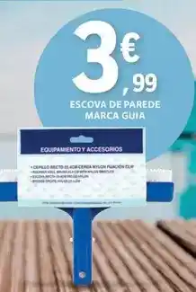E.Leclerc Marca guia - escova de parede promoção