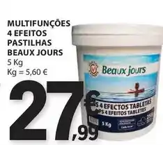 E.Leclerc Beaux jours - 4 efeitos pastilhas beaux jours promoção