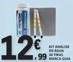 E.Leclerc Marca guia - kit análise de água 50 tiras promoção