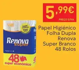 Recheio Renova - papel higiénico folha dupla promoção