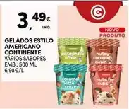Continente Continente - gelados estilo americano promoção