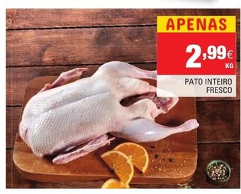 Continente Pato Inteiro Fresco promoção