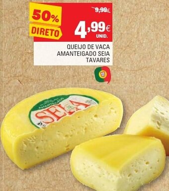 Continente QUeijo de Vaca Amanteigado Seia Tavares promoção