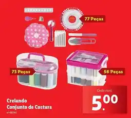 Lidl Conjunto de costura promoção