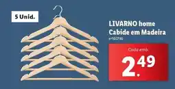 Lidl Madeira - home cabide em madeira promoção