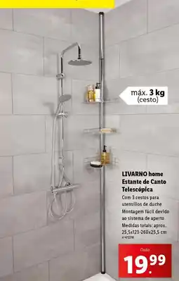 Lidl com - home estante de canto telescópica promoção