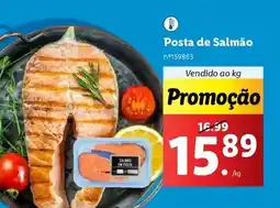 Lidl Posta de salmão promoção