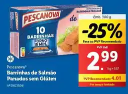 Lidl Pescanova - barrinhas de salmão promoção