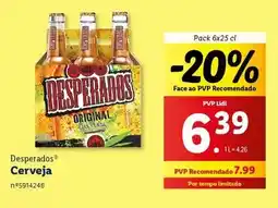 Lidl Desperados - cerveja promoção