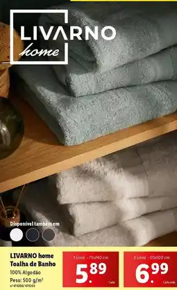 Lidl Home toalha de banho promoção