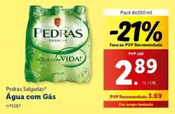 Pedras - salgadas agua com gas