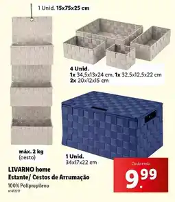 Lidl Home estante/cesto de arrumacao promoção