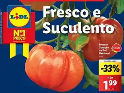 Lidl Nacional - tomate coracia de bol promoção