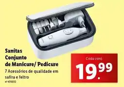 Lidl Sanitas - sanitas de manicure/pedicure promoção