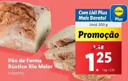 Lidl Rio maior - pão de forma rustico promoção