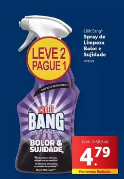 Lidl Cillit bang - spray de limpeza color e sujidade promoção