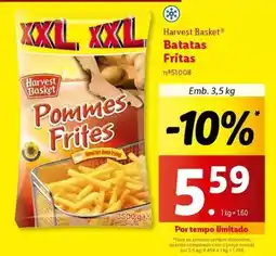 Lidl Xxl - batatas fritas promoção