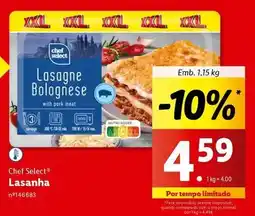 Lidl Chef select - lasanha promoção