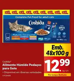 Lidl Xxl - alimento humido pedaços para gato promoção