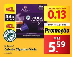 Lidl Bellarom - café de cápsulas promoção