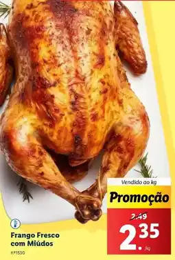 Lidl com - frango fresco com miudos promoção